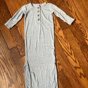 Lou Lou Light Blue Newborn Gown